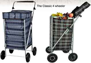 ST70 Hoppa 4 Wheel Shopping Trolley