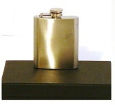 .....X58203 Hip Flask 3oz Black Box