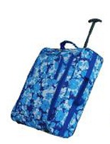 ..TB023-265 Blue Flower Print 21 Cabin Trolley Case