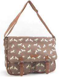 .......7387H Metro Premium Horse Pattern Canvas Bag