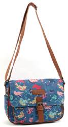 .....7388B Metro Premium Bird Pattern Canvas Bag