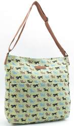 .....7389C Metro Premium Cat Pattern Canvas Bag