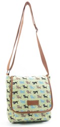 7391C Metro Premium Cat Pattern Canvas Bag