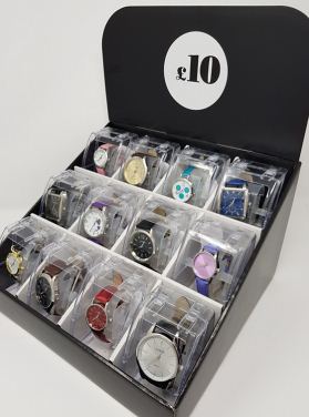 ****Assorted Watch Counter Display (Pack of 12) Citron Watches - Watch Accessories & Batteries/Watches