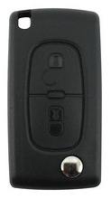 Hook 3356 3D CTRC4 2 Button Remote BATTERY ON CASE citreon peugeot KMS516