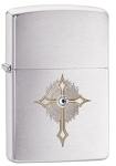 Zippo 28804 Cross with Crystal - Zippo/Zippo Lighters