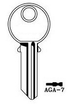 HOOK 3446 jma = AGA-7 - Keys/Cylinder Keys- General
