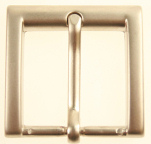 Belt Buckle Matt Steel Finish Width 30mm x Length 30mm (0001) - Shoe Repair Products/Fittings