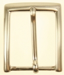 Belt Buckle Matt Steel Finish Width 32mm x Length 40mm (0014) - Shoe Repair Products/Fittings