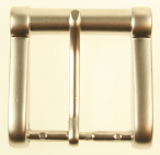 Belt Buckle Matt Steel Finish Width 35mm x Length 40mm (0016)