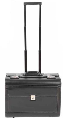 6914 Deluxe PVC Pilot Trolley Case