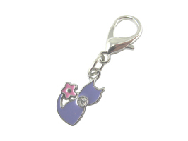 PC04 Pet Charm with Sweetie Cat Purple