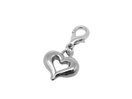 PC08 Pet Charm with Shiny Heart