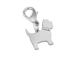 PC14 Pet Charm with Diamante Dog