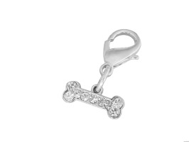 PC20 Pet Charm Crystal Bone - Engravable & Gifts/Pet Charms