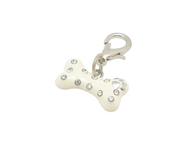 PC29 Pet Charm Crystal Bone White