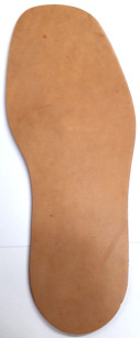 ***Gruben Oak Bark Leather Long Soles XL Plain (pair) 13.1/2 x 5.1/2 - Shoe Repair Materials/Leather Soles
