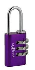 Maxus 20mm Oval Combination Padlock Colours MX72 - Locks & Security Products/Padlocks & Hasps