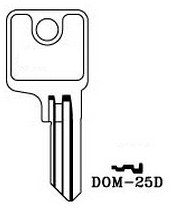 hook 3504 jma = dom-25d - Keys/Cylinder Keys- General
