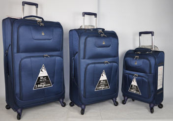 .....AERO9976 Royal Blue Lightweight 4 wheel Trolley Case (set of 3) 21/26/29