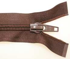 P80 Nylon Brown Open End Zips Heavy (8mm) CNO86