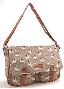 LL7928PG Canvas Satchel Pug (Dog)