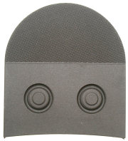 Ring Studded Heels Black (10 pair) - Shoe Repair Materials/Heels-Mens