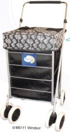 M5111 Marketeer Windsor 6 Wheel Swivel Front Wheels Trolley