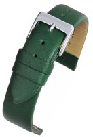 W106 Green Calf Leather Watch Strap Matt Finish with Nubuck Lining