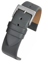 W108 Grey Calf Leather Watch Strap Matt Finish with Nubuck Lining