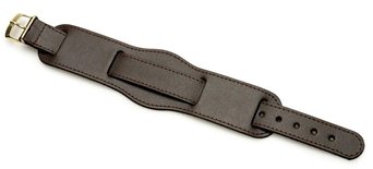 M105 Brown Calf Military Cap Watch Strap