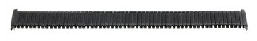 8818BK Black Expander Strap Telescopic Ends - Watch Straps/Metal Bracelets