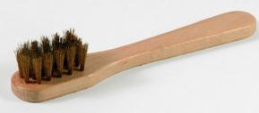 VI07-OTT Natural Wood Brass Wire Suede Brush