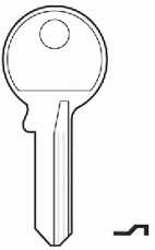 hook 6069...hd =104AS H81 brass keys only H0081 - Keys/Cylinder Keys- General