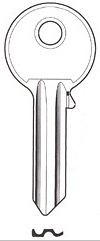 Hook 6088 UL1R HD Steel H0522S - Keys/Cylinder Keys- General
