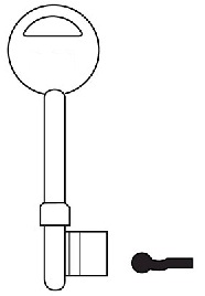 Hook 5175...hd = L421 B612/1 LH copy E*S smith & locke - Keys/Mortice Keys