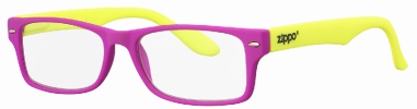 31Z B5 FUC Fuchsia & Yellow Zippo Reading Glasses