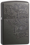 Zippo 29431 Grey Iced Paisley - Zippo/Zippo Lighters