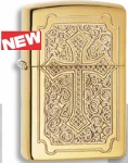 Zippo 29436 Amor deep carve brass cross - Zippo/Zippo Lighters