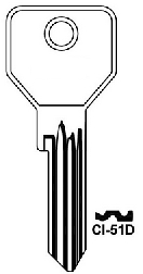 hook 3611... Ci-51d SILCA = CS119(CB HOOK 7767) - Keys/Cylinder Keys- General