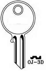 hook 3636... OJ-3d - Keys/Cylinder Keys- General