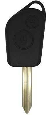 hook 3646... RKS027 2 button Citroen Peugeot remote case empty 3D CTRC6