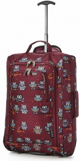 TB023-115 55 Cities 21 Owls Trolley Bag