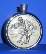 757FL Flask Golf Pewter - Engravable & Gifts/Flasks