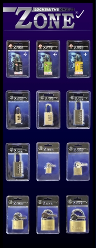 ....ZBD02 Zone Padlock Board 12 x 32 ( includes 32 padlock)