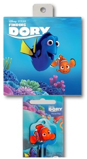 CLP4 - FINDING DORY KEY BLANK CLIP STRIP EMPTY - Keys/Licenced Fun Keys