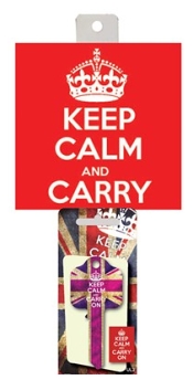 CLP6 - KEEP CALM KEY BLANK CLIP STRIP EMPTY