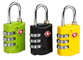 TSA302 Zone TSA Luggage Lock Visi Pack