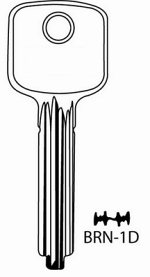 Hook 3693 brisant dimple key jma = BRN-1d XHV066 Ultion Errebbi BRS1