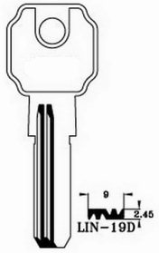 hook 3694..jma = Lin-19d.dimple key= SILCA LC14R HD= XHV006 - Keys/Dimple Keys